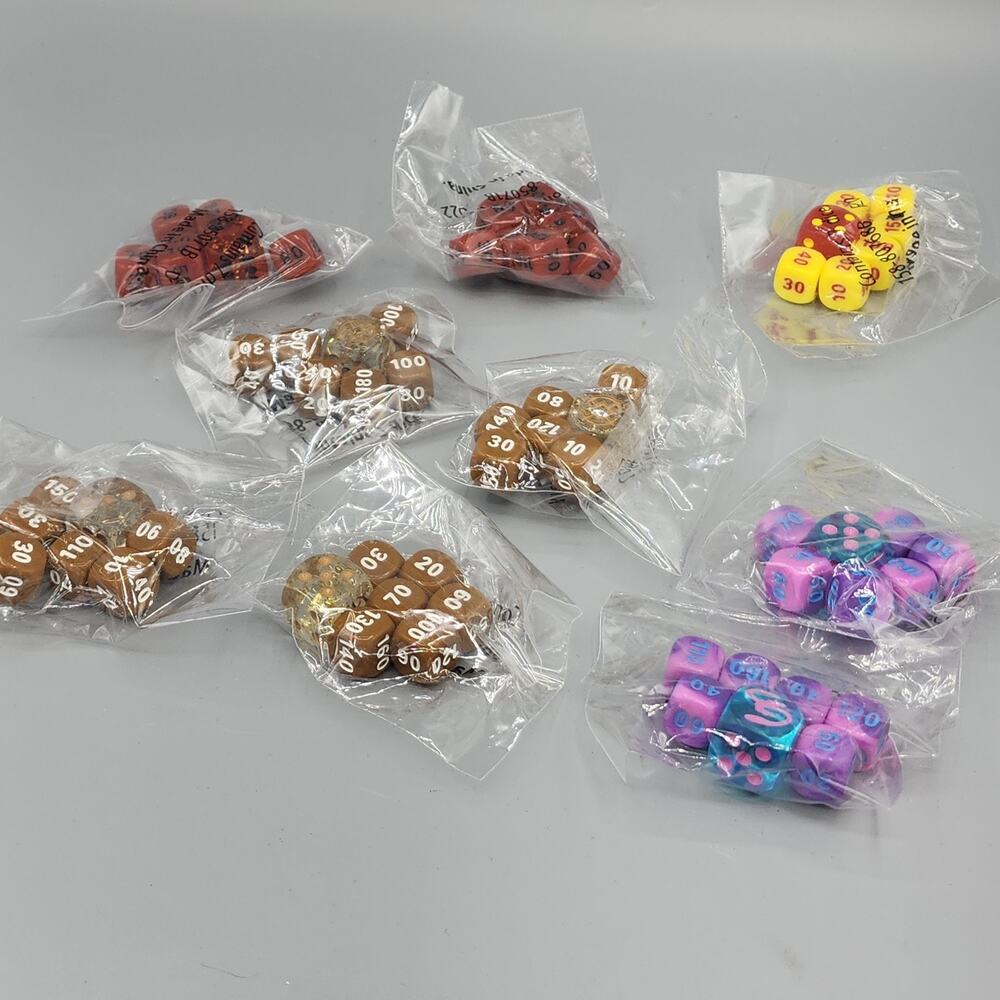 Pokemon ETB Dice Sets - 9 Dice Packs